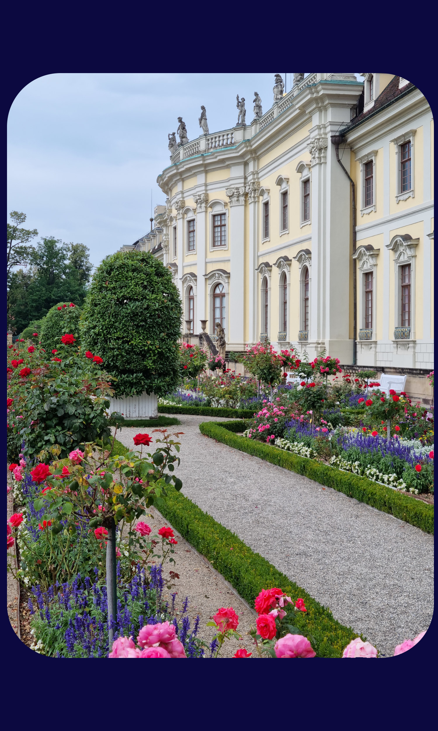 Bluehendes Barock Friedrichsgarten, Vorgarten, Mathildengarten
